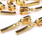Zipper - Schieber - gold - 5mm